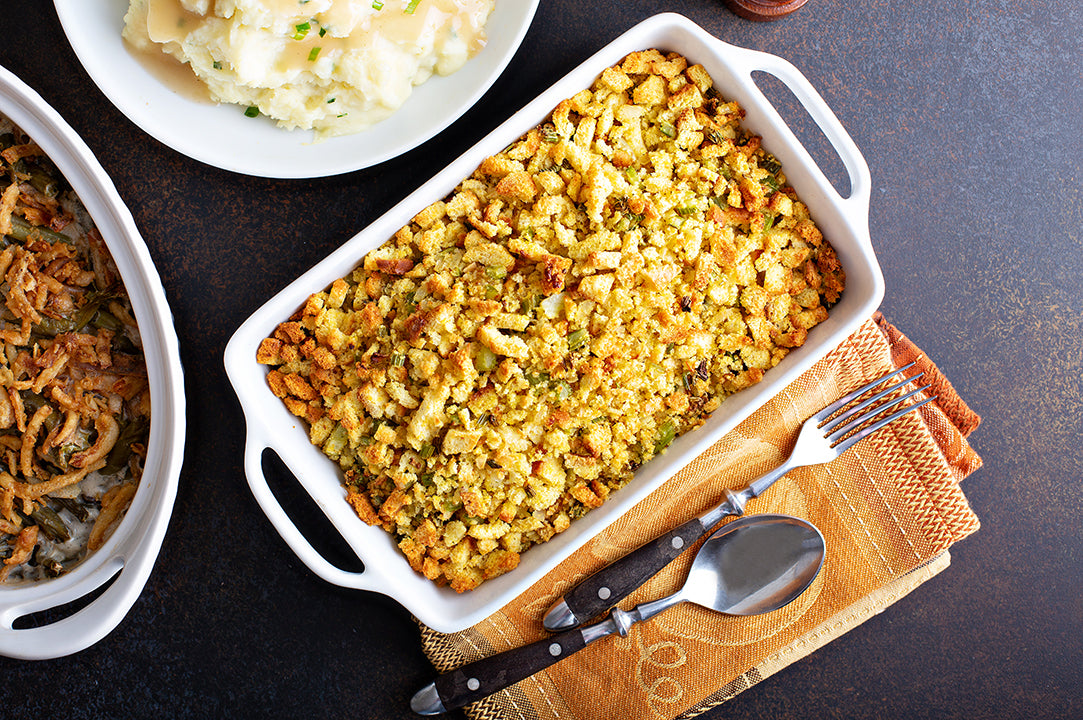 Shiitake &amp; Herb Stuffing | Shiitake Mushrooms Recipe &ndash; Cascadia Mushrooms