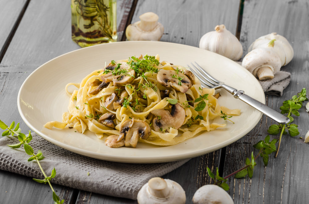 Fettuccine in Mushroom Sauce | Mushroom Fettuccine Recipe – Cascadia Mushrooms