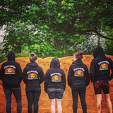 The team at Cascadia Mushrooms wearing Cascadia hoodies