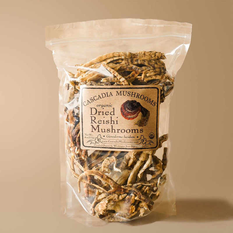 Organic dried reishi mushroom 4 oz
